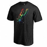 Men's San Antonio Spurs Fanatics Branded Black Team Pride T-Shirt FengYun,baseball caps,new era cap wholesale,wholesale hats